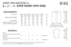 Hayfield Jacket & Waistcoat Knitting Pattern in Chunky 8165P PDF DOWNLOAD