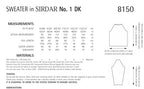 Sirdar Sweater Knitting Pattern in DK 8150P PDF DOWNLOAD
