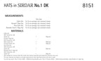 Sirdar Hats Knitting Pattern in DK 8151P PDF DOWNLOAD