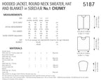 Sirdar Jacket, Sweater, Hat & Blanket Knitting Pattern in Chunky 5187P PDF DOWNLOAD