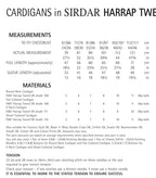 Sirdar Cardigans Knitting Pattern in Sirdar Harrap Tweed DK 7831P PDF DOWNLOAD
