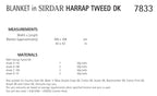 Sirdar Blanket Crochet Pattern in Sirdar Harrap Tweed DK 7833P PDF DOWNLOAD