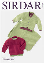 Sirdar Sweater, Cardigan & Blanket Knitting Pattern in 4ply 4940P PDF DOWNLOAD