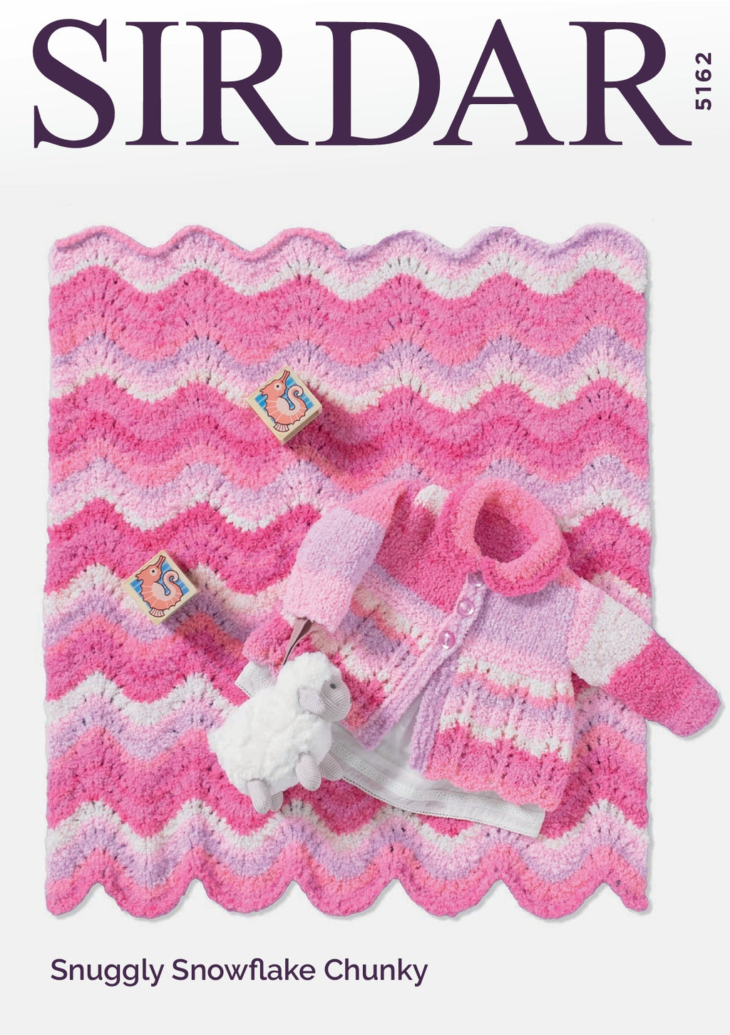 Sirdar Coat & Blanket Knitting Pattern in Chunky 5162P PDF DOWNLOAD