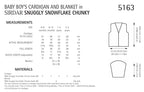 Sirdar Baby Boys Cardigan & Blanket Knitting Pattern in Chunky 5163P PDF DOWNLOAD