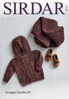 Sirdar Hooded Jacket & Blanket Knitting Pattern in DK 5172P PDF DOWNLOAD