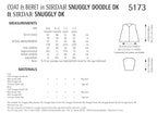 Sirdar Coat & Beret Knitting Pattern in DK 5173P PDF DOWNLOAD