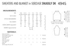 Sirdar Sweaters & Blanket Knitting Pattern in DK 4945P PDF DOWNLOAD