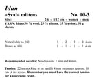Viking Yarn Mittens Knitting Pattern in Idun 10-3aP PDF DOWNLOAD