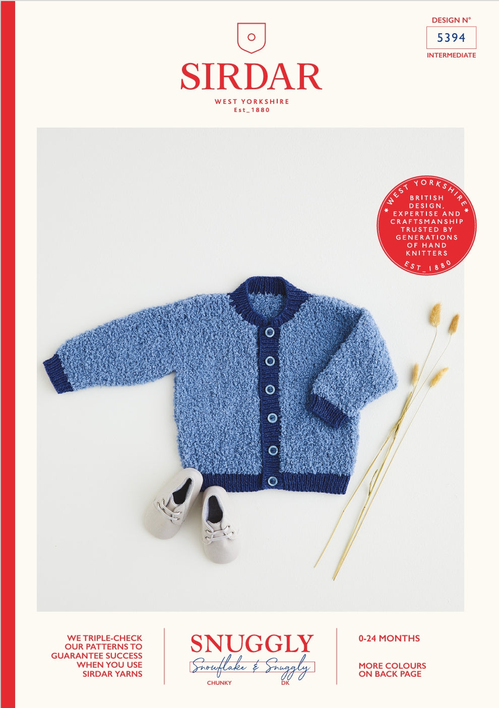 Sirdar Cardigan Knitting Pattern in Chunky & DK 5394P PDF DOWNLOAD