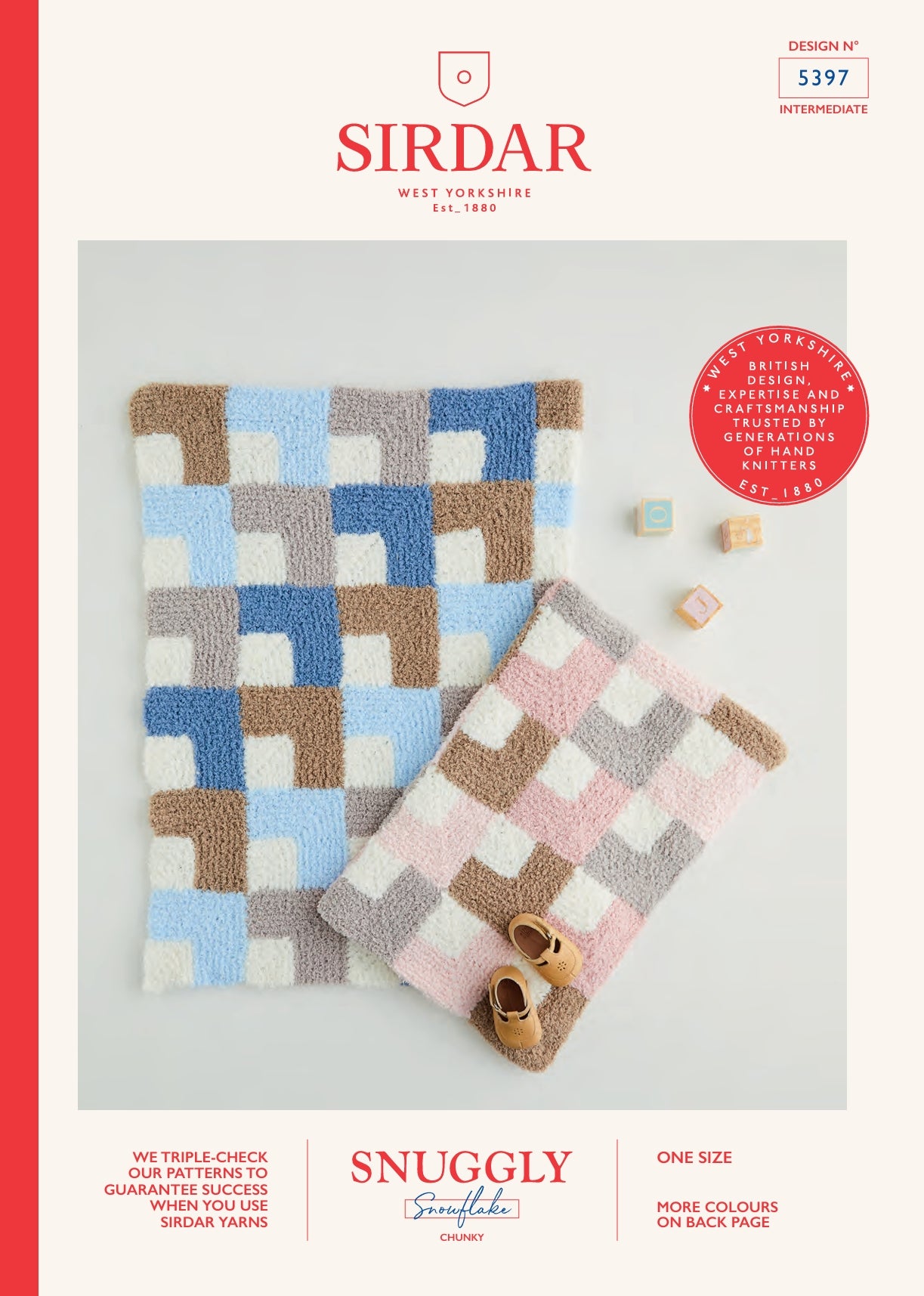 Sirdar Blanket Knitting Pattern in Chunky 5397P PDF DOWNLOAD