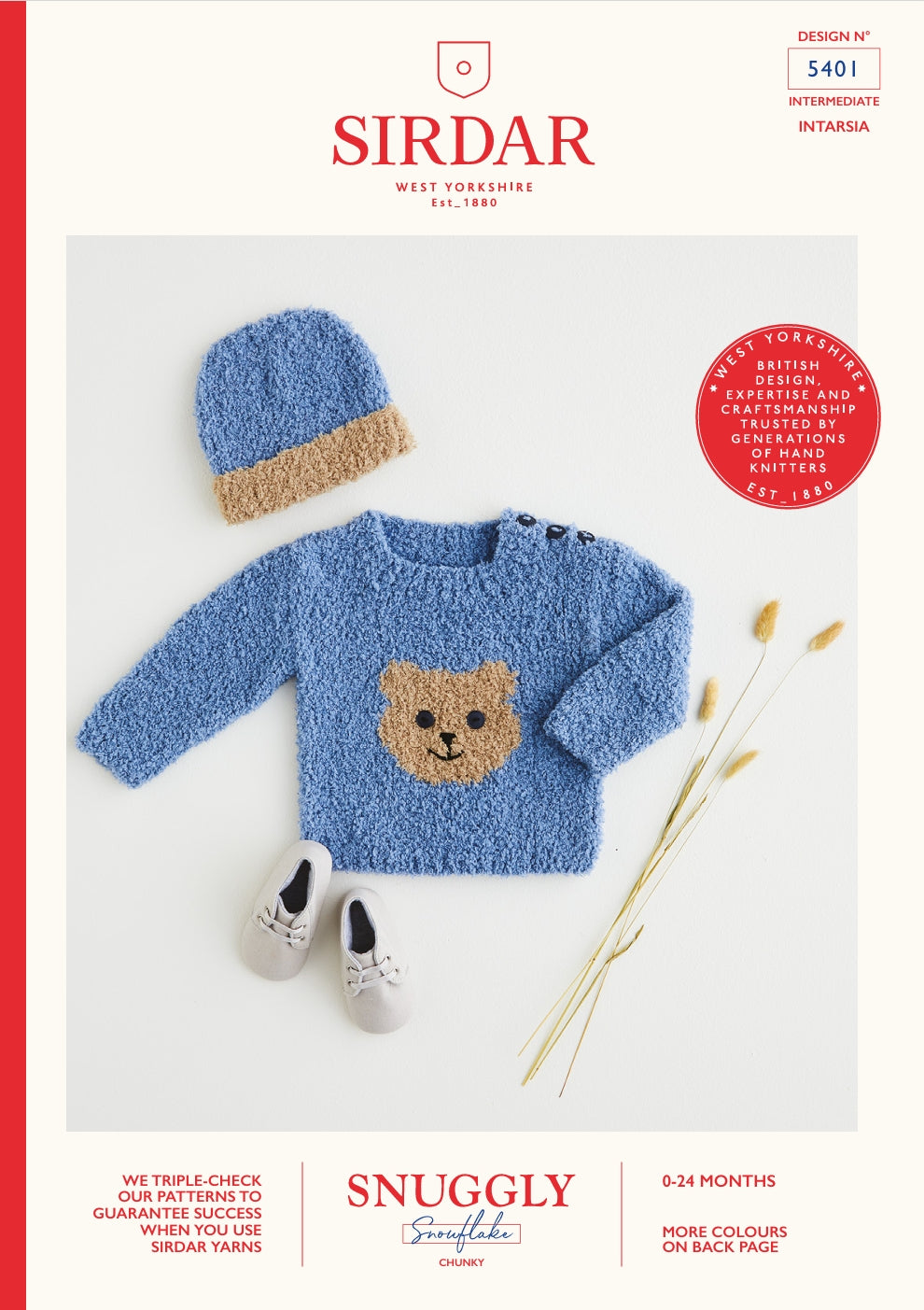 Sirdar Sweater & Hat Knitting Pattern in Chunky 5401P PDF DOWNLOAD