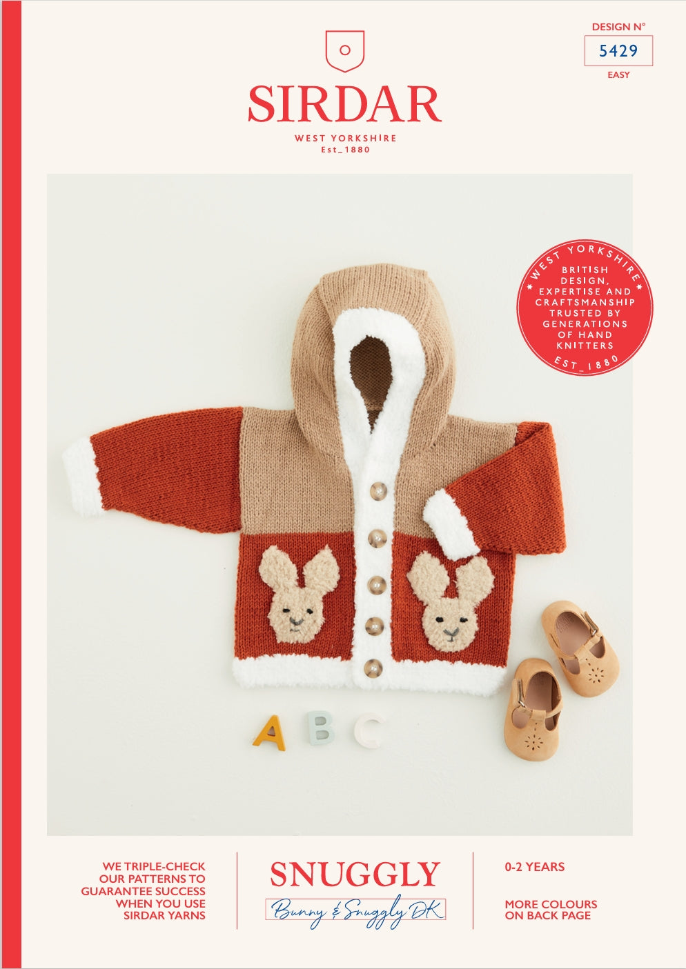 Sirdar Hoodie Knitting Pattern in DK 5429P PDF DOWNLOAD