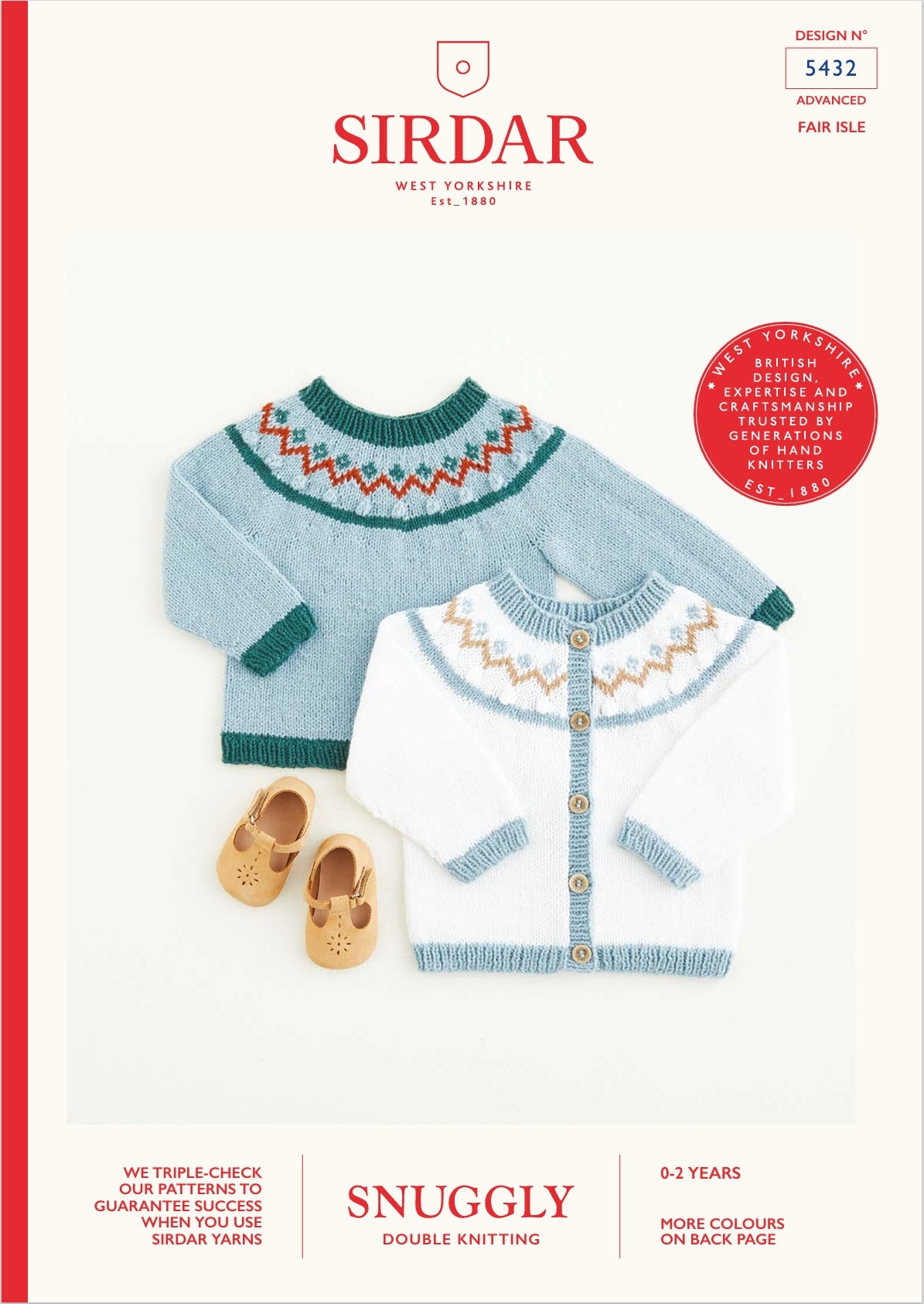 Sirdar Cardigan & Sweater Knitting Pattern in DK 5432P PDF DOWNLOAD