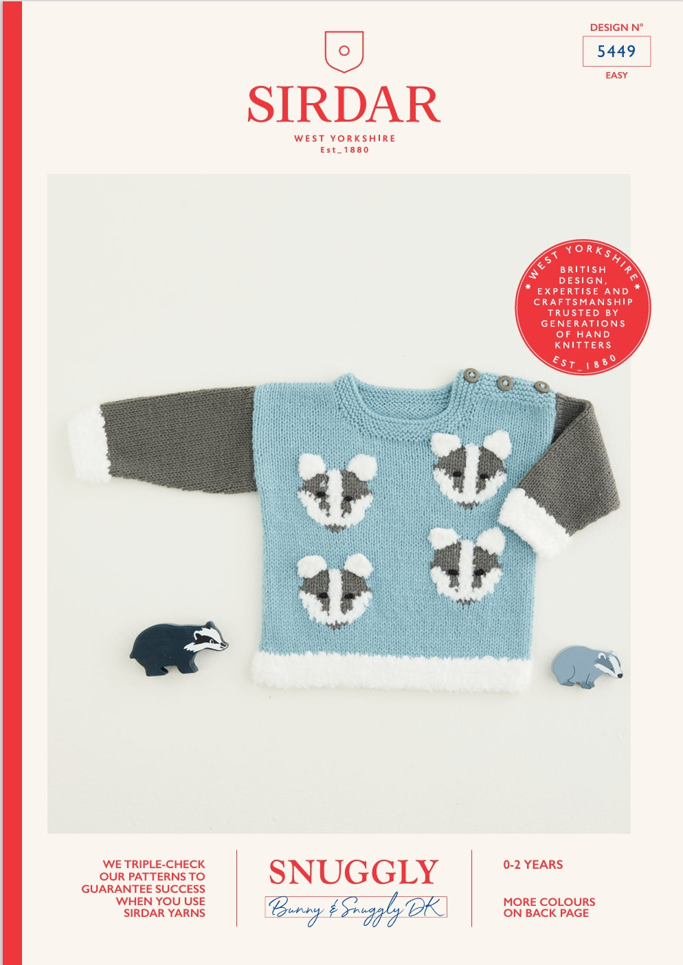 Sirdar Sweater Knitting Pattern in Snuggly DK 5449P PDF DOWNLOAD