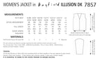 Hayfield Womans Jacket Knitting Pattern in Hayfield Illusion DK 7857P PDF DOWNLOAD