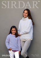 Sirdar Sweaters Knitting Pattern in Sirdar Smudge 7870P PDF DOWNLOAD