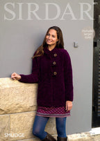 Sirdar Jacket Knitting Pattern in Sirdar Smudge 7871P PDF DOWNLOAD