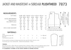 Sirdar Jacket and Waistcoat Knitting Pattern in Sirdar Plushtweed 7873P PDF DOWNLOAD