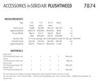 Sirdar Accessories Knitting Pattern in Sirdar Plushtweed 7874P PDF DOWNLOAD