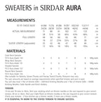 Sirdar Sweaters Knitting Pattern in Sirdar Aura 7881P PDF DOWNLOAD