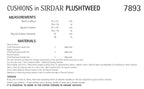 Sirdar Cushions Knitting Pattern in Sirdar Plushtweed 7893P PDF DOWNLOAD