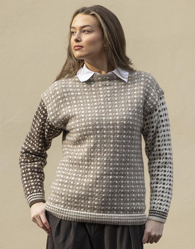 Viking Yarn Boat Necked Sweater Knitting Pattern in Idun 10-5bP PDF DOWNLOAD