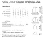 Sirdar Cardigans Knitting Pattern in Chunky 4948P PDF DOWNLOAD