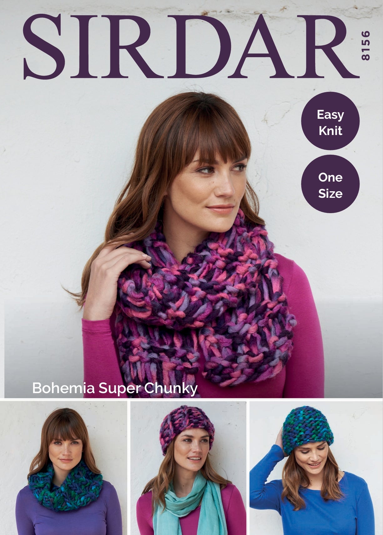 Sirdar Accessories Knitting Pattern in Super Chunky 8156P PDF DOWNLOAD