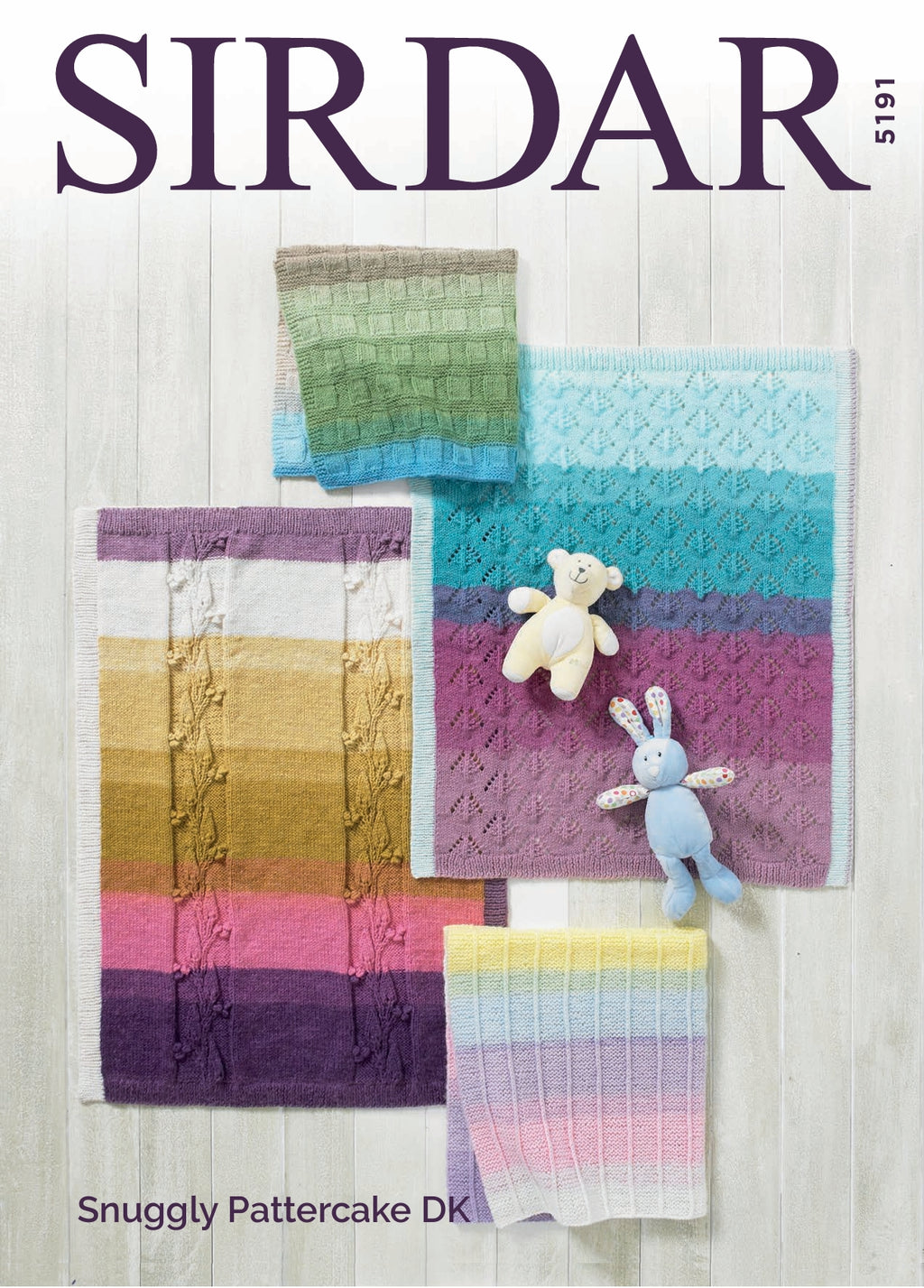 Sirdar Blankets Knitting Pattern in DK 5191P PDF DOWNLOAD