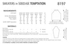 Sirdar Sweaters Knitting Pattern in Chunky 8197P PDF DOWNLOAD