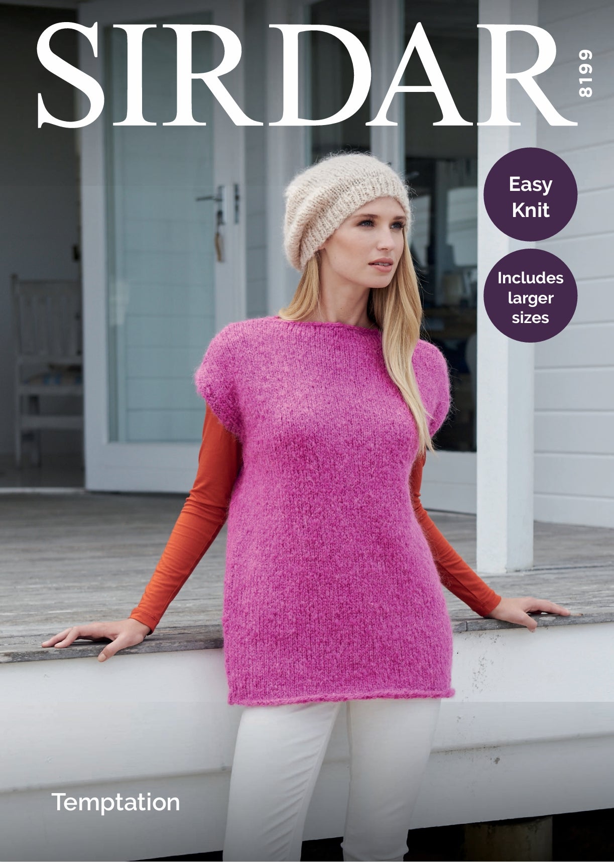 Sirdar Tunic & Hat Knitting Pattern in Chunky 8199P PDF DOWNLOAD