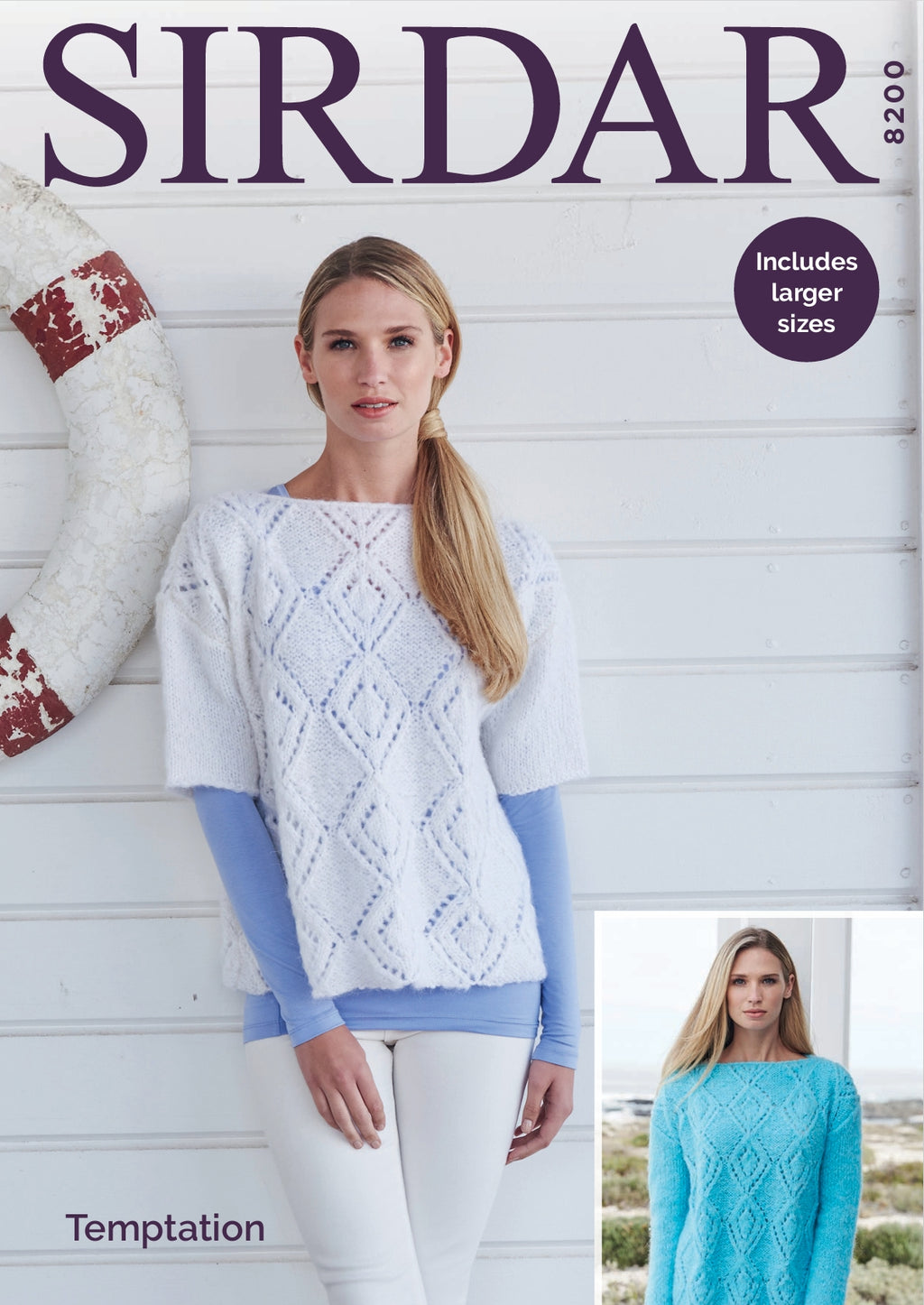 Sirdar Sweaters Knitting Pattern in Chunky 8200P PDF DOWNLOAD