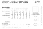 Sirdar Sweaters Knitting Pattern in Chunky 8200P PDF DOWNLOAD