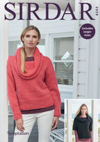 Sirdar Sweaters Knitting Pattern in Chunky 8203P PDF DOWNLOAD