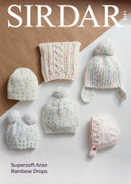 Sirdar Hats Knitting Pattern in Aran 5181P PDF DOWNLOAD