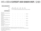 Sirdar Hats Knitting Pattern in Aran 5181P PDF DOWNLOAD