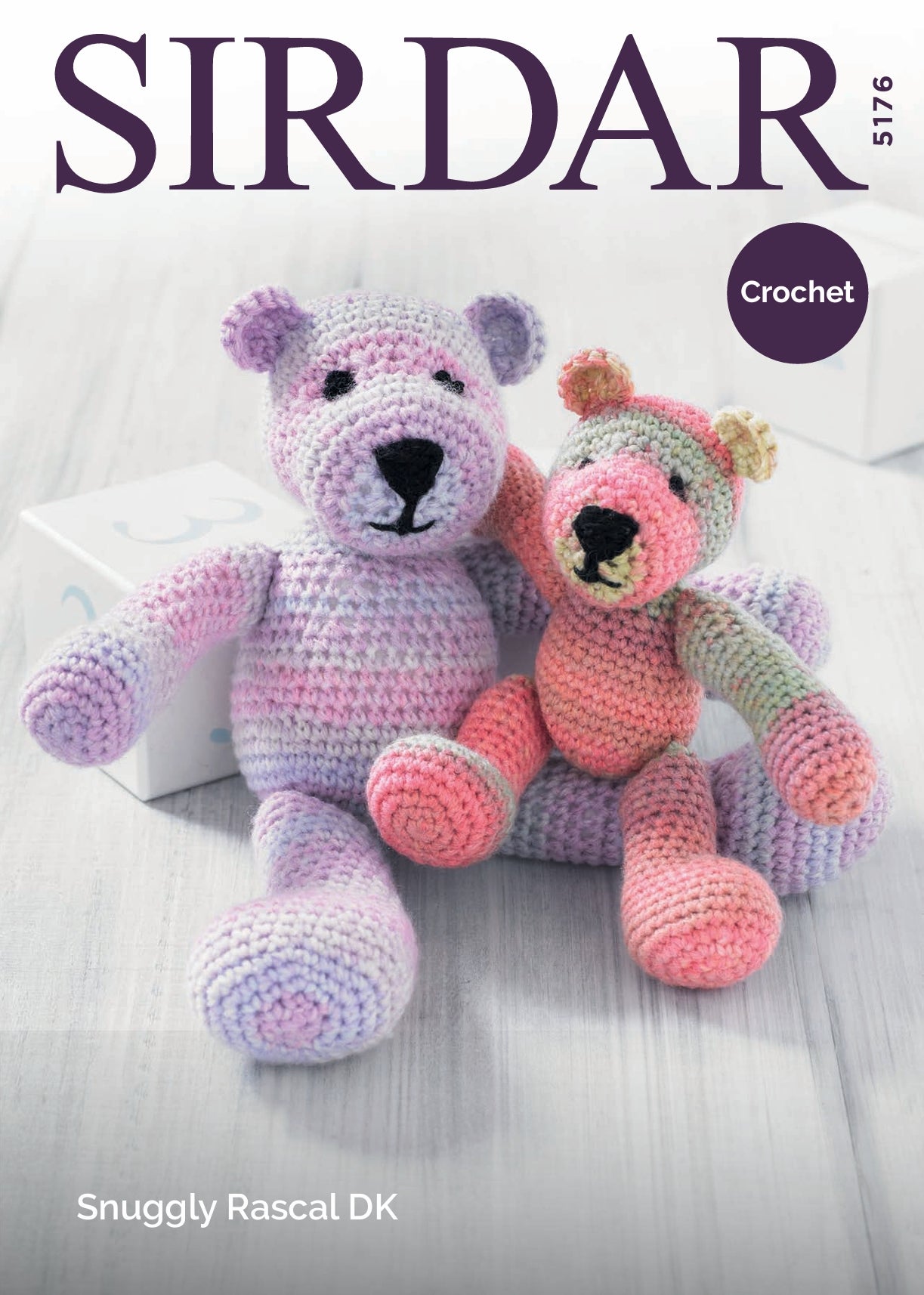 Sirdar Mummy & Baby Bear Crochet Pattern in DK 5176P PDF DOWNLOAD