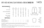 Sirdar V-Neck and Shawl Collar Cardigans Knitting Pattern in Snuggly DK 1473P PDF DOWNLOAD