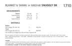 Sirdar Blanket and Shawl Knitting Pattern in Snuggly DK 1710P PDF DOWNLOAD