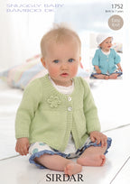 Sirdar Coats Knitting Pattern in Snuggly Baby Bamboo DK 1752P PDF DOWNLOAD