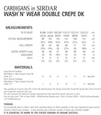 Sirdar Cardigans Knitting Pattern in Sirdar Double Crepe DK 7942P PDF DOWNLOAD