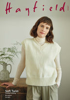 Hayfield Ladies Vest Knitting Pattern in Hayfield Soft Twist DK 10327P PDF DOWNLOAD