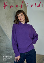 Hayfield Ladies Sweater Knitting Pattern in Hayfield Soft Twist DK 10328P PDF DOWNLOAD
