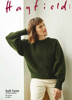 Hayfield Ladies Sweater Knitting Pattern in Hayfield Soft Twist DK 10331P PDF DOWNLOAD