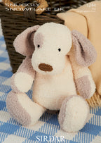 Sirdar Patch the Puppy Knitting Pattern in Sirdar Snowflake DK 1244P PDF DOWNLOAD