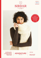 Sirdar Ladies Scarf Knitting Pattern in Sirdar Adventure Super Chunky 10313P PDF DOWNLOAD