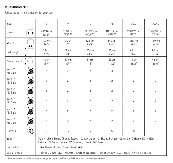 Hayfield Ladies Cardigan Knitting Pattern in Bonus Chunky Tweed 10342P PDF DOWNLOAD