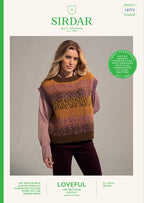 Sirdar Ladies Tank Top Knitting Pattern in Loveful DK 10772P PDF DOWNLOAD