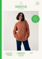 Sirdar Ladies Sweater Knitting Pattern in Loveful Tweed DK 10785P PDF DOWNLOAD